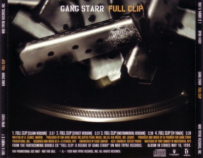 Gang Starr – Full Clip (Promo CDS) (1999) (FLAC + 320 kbps)