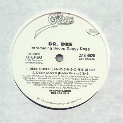 Dr.Dre – Deep Cover (VLS) (1992) (VBR)