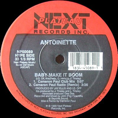 Antoinette – Baby Make It Boom (VLS) (1988) (FLAC + 320 kbps)