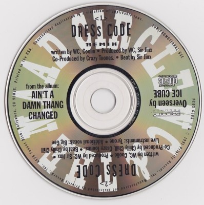 WC & The Maad Circle – Dress Code (Remix) (Promo CDS) (1991) (320 kbps)