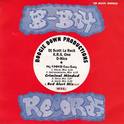 Boogie Down Productions ‎- My 9mm Goes Bang / Criminal Minded (CDS) (1998) (FLAC + 320 kbps)