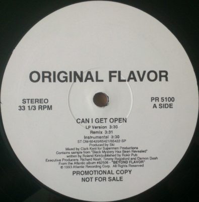 Original Flavor – Can I Get Open (VLS) (1993) (FLAC + 320 kbps)