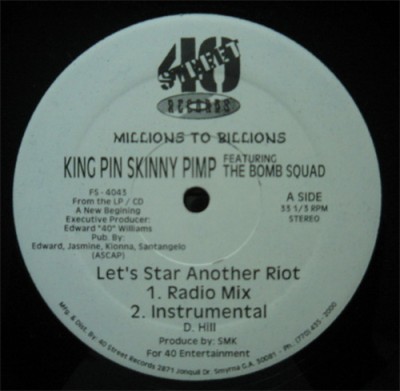 Kingpin Skinny Pimp – Another Riot (VLS) (1998) (320 kbps)