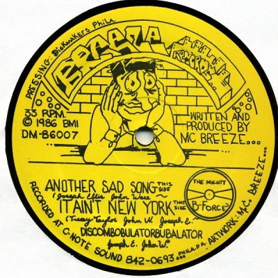 The Singing MC Breeze & Hand Master Flash – Another Sad Song (VLS) (1986) (320 kbps)