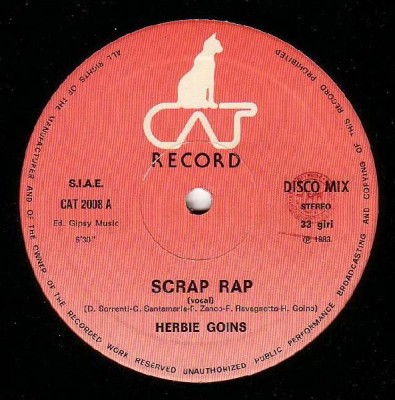 Herbie Goins ‎– Scrap Rap (VLS) (1983) (320 kbps)