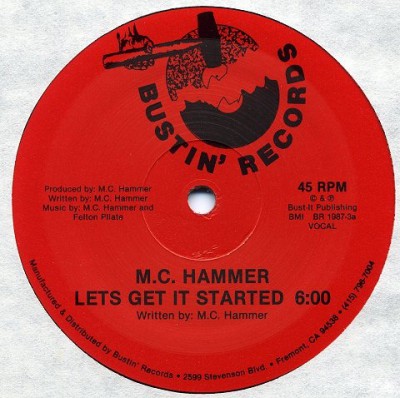 MC Hammer – Let's Get It Started (VLS) (1987) (FLAC + 320 kbps)