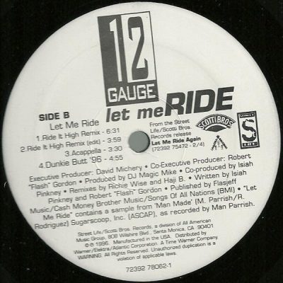 12 Gauge – Let Me Ride (VLS) (1996) (FLAC + 320 kbps)