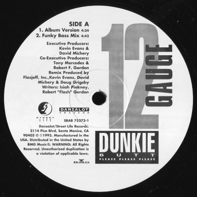 12 Gauge – Dunkie Butt (Please Please Please) (VLS) (1993) (FLAC + 320 kbps)