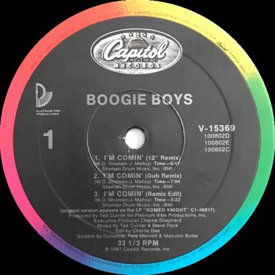 Boogie Boys – I’m Comin’ (Remix) / Romeo Knight (1987) (VLS) (FLAC + 320 kbps)