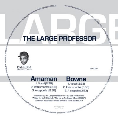 The Large Professor – Amaman / Bowne (VLS) (2009) (FLAC + 320 kbps)