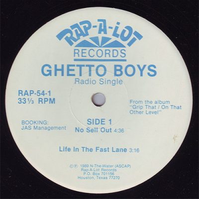 Geto Boys – No Sell Out (VLS) (1989) (320 kbps)