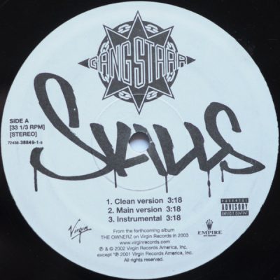 Gang Starr – Skills / Natural (VLS) (2002) (FLAC + 320 kbps)