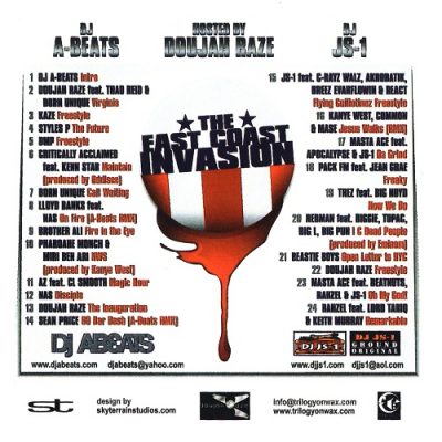 DJ A-Beats & DJ JS-1 – The East Coast Invasion (CD) (2005) (FLAC + 320 kbps)