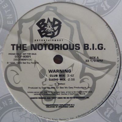 The Notorious B.I.G. – Warning (Promo VLS) (1999) (FLAC + 320 kbps)