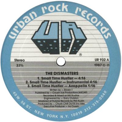 The Dismasters – Small Time Hustler / You Must Be Crazy (Brutus) (VLS) (1988) (FLAC + 320 kbps)