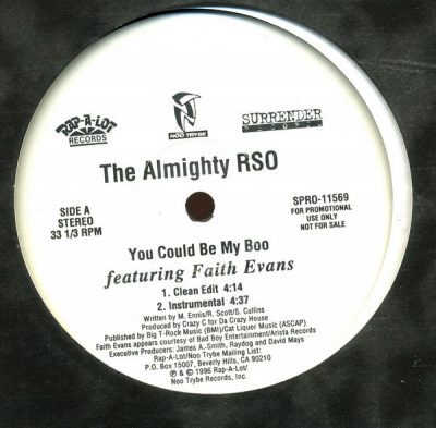 The Almighty RSO – You Could Be My Boo (Promo VLS) (1996) (FLAC + 320 kbps)