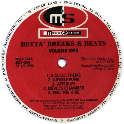 DJ Ito Luv – Betta’ Breaks & Beats Vol. One (Vinyl) (1995) (FLAC + 320 kbps)