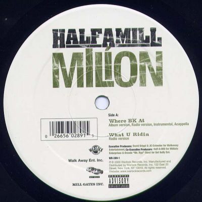 Half-A-Mill – Where BK At (VLS) (2000) (FLAC + 320 kbps)