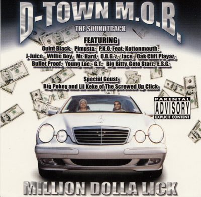 OST – D-Town M.O.B. – Million Dolla Lick (CD) (2001) (FLAC + 320 kbps)