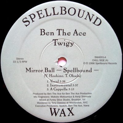 Ben The Ace & Twigy – Mirror Ball (Spellbound) / Miharukasu Kanata (VLS) (1996) (FLAC + 320 kbps)