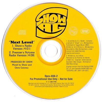 Show & AG – Next Level (Promo CDS) (1995) (FLAC + 320 kbps)