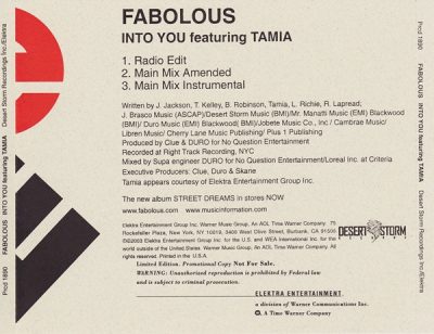 Fabolous – Into You (Promo CDS) (2003) (FLAC + 320 kbps)