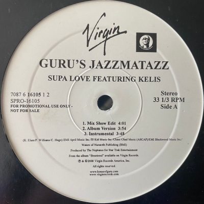 Guru – Supa Love (VLS) (2000) (FLAC + 320 kbps)