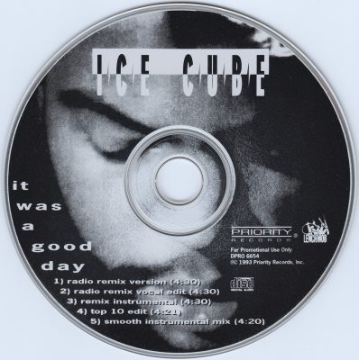Ice Cube – It Was A Good Day (Remix) (Promo CDS) (1993) (FLAC + 320 kbps)