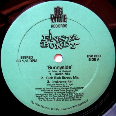 Finsta Bundy – Sunnyside / Spirit Of The Boogie (VLS) (1994) (FLAC + 320 kbps)