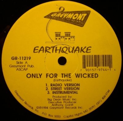 Earthquake – Only For The Wicked (VLS) (1994) (256 kbps)