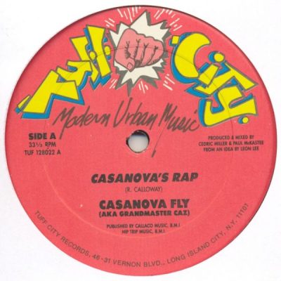 Casanova Fly (aka Grandmaster Caz) – Casanova's Rap (1987) (VLS) (256 kbps)
