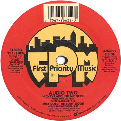 Audio Two ‎– Hickeys Around My Neck (1988) (VLS) (192 kbps)