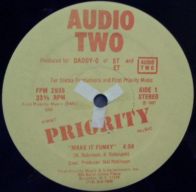 Audio Two ‎– Make It Funky / Top Billin' (1987) (VLS) (192 kbps)