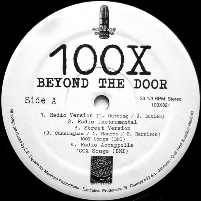100X ‎– Beyond The Door (VLS) (1994) (FLAC + 320 kbps)