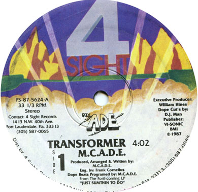 MC ADE – Transformer (1987) (VLS) (256 kbps)
