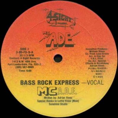 MC ADE – Bass Rock Express (1985) (VLS) (256 kbps)