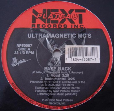 Ultramagnetic MC’s – Ease Back / Kool Keith Housing Things (VLS) (1988) (FLAC + 320 kbps)