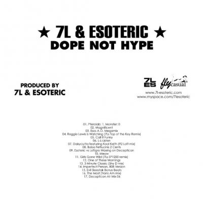 7L & Esoteric – Dope Not Hype (CD) (2006) (FLAC + 320 kbps)