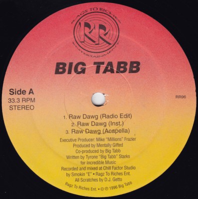 Big Tabb – Raw Dawg (VLS) (1996) (FLAC + 320 kbps)