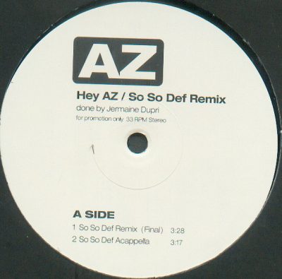 AZ – Hey AZ Remix VLS (1998) (VLS) (192 kbps)