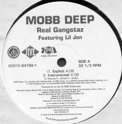 Mobb Deep – Real Gangstaz (VLS) (2004) (320 kbps)