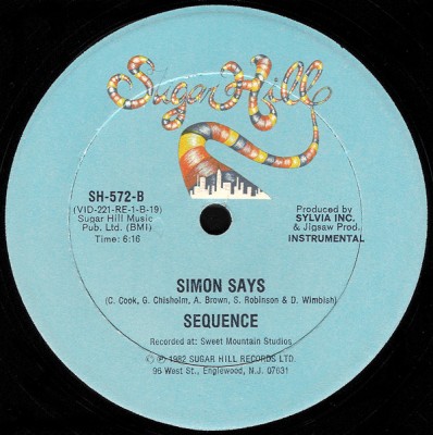 Sequence ‎– Simon Says (VLS) (1982) (256 kbps)