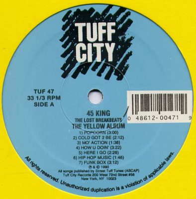 The 45 King – The Lost Breakbeats: The Yellow Album (WEB) (1990) (320 kbps)