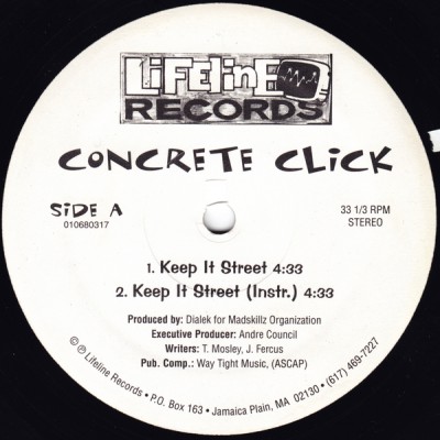 Concrete Click – Keep It Street / Naive To The Fact (VLS) (1995) (FLAC + 320 kbps)