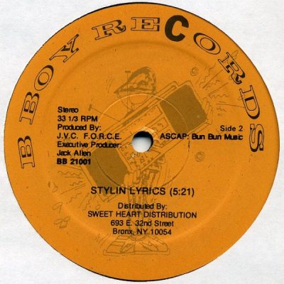 J.V.C. F.O.R.C.E. – Love Line / Stylin Lyrics (VLS) (1988) (FLAC + 320 kbps)