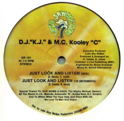 D.J. K.J. & M.C. Kooley C – Just Look And Listen / Sheryl & Donna (WEB Single) (1986) (320 kbps)