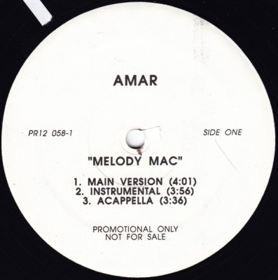 Amar – Melody Mac (Promo VLS) (1995) (FLAC + 320 kbps)