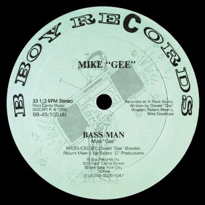 Mike “Gee” – Bass Man (WEB Single) (1988) (320 kbps)