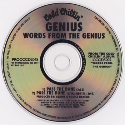 The Genius – Pass The Bone (CDS Promo) (1992) (VBR)