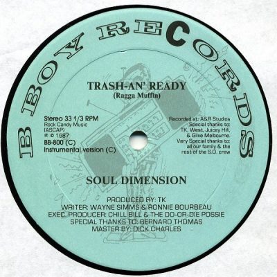Soul Dimension – Trash-An’ Ready (VLS) (1987) (FLAC + 320 kbps)